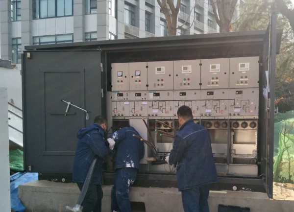 西安市雁塔区西影路等七线高压落地项目施工